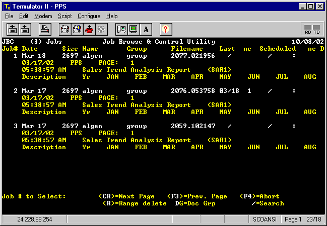 Click here for screen shot list