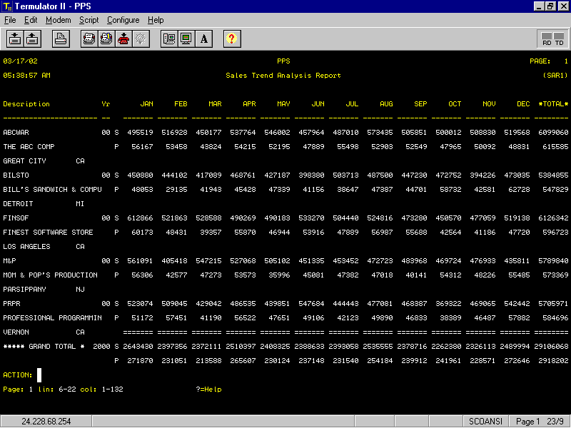 Click here for screen shot list